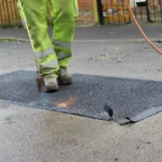 Local tarmac road repair company Hunningham